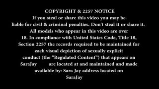 Intergalactic Nympho Sara Jay Gets Horny & Fucks Her Space Dildo!