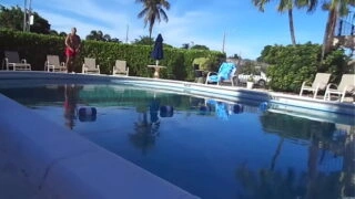 SWIMMING IN POOL